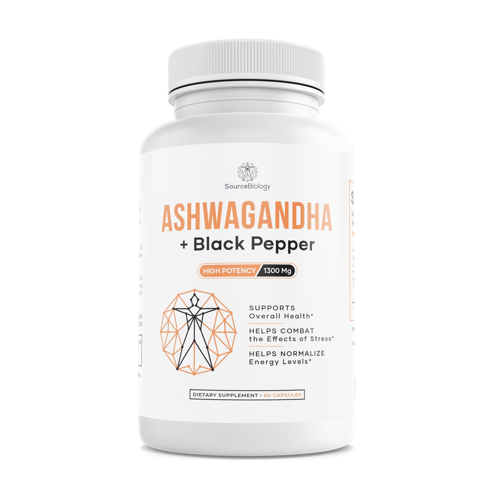 Ashwagandha with Black Pepper 1300 MG 60 capsules