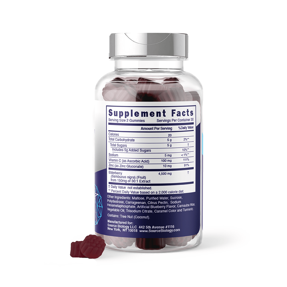 Elderberry Gummies Immune Support